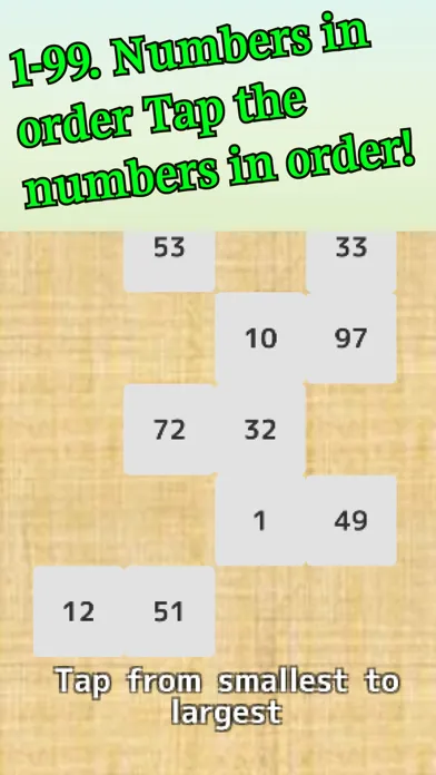 Screenshot di OrderNumberTap -BrainTraining-