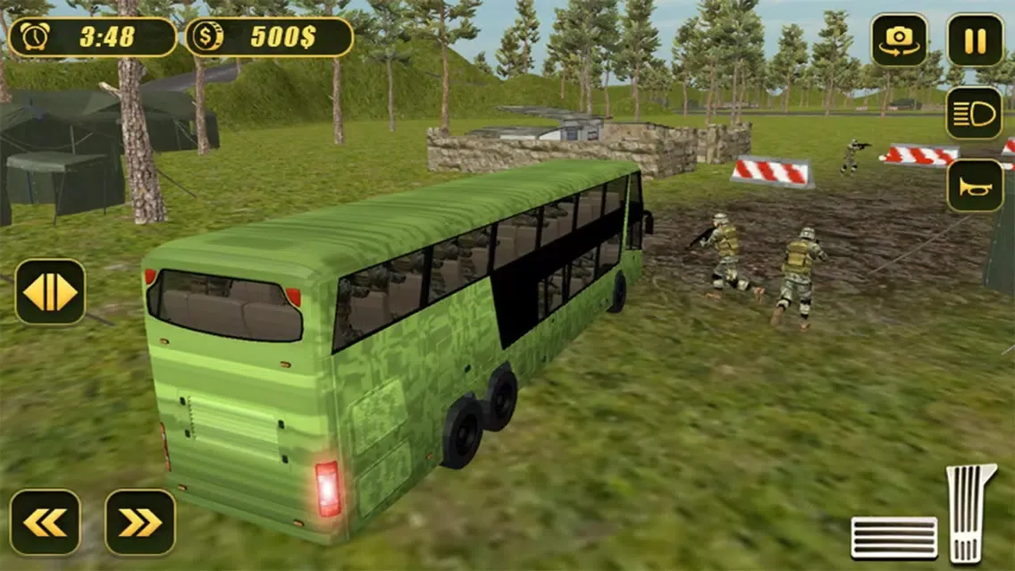Capturas de tela do Military Transporter Bus Sim