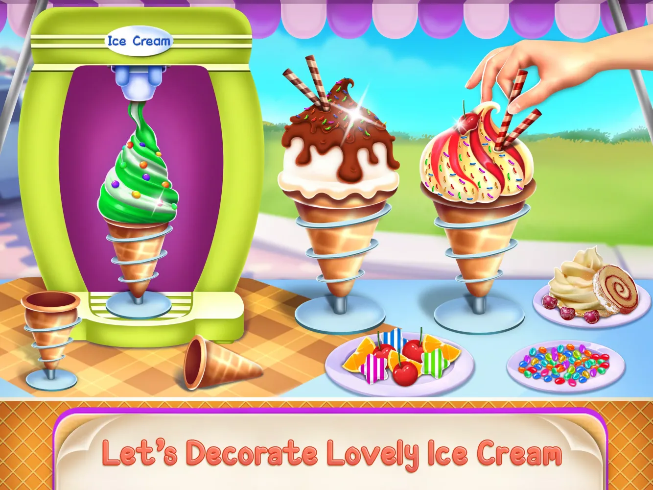 Tangkapan layar Icecream Cone Cupcake Baking