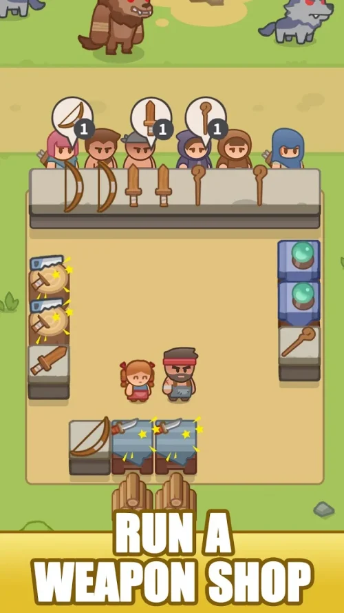 Idle Weapon Shop Tycoon-screenshot-1