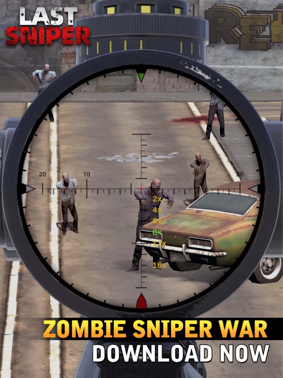 Tangkapan layar Last Sniper iPad 
