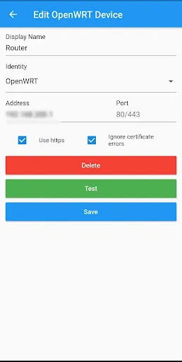 OpenWrt Manager Screenshots