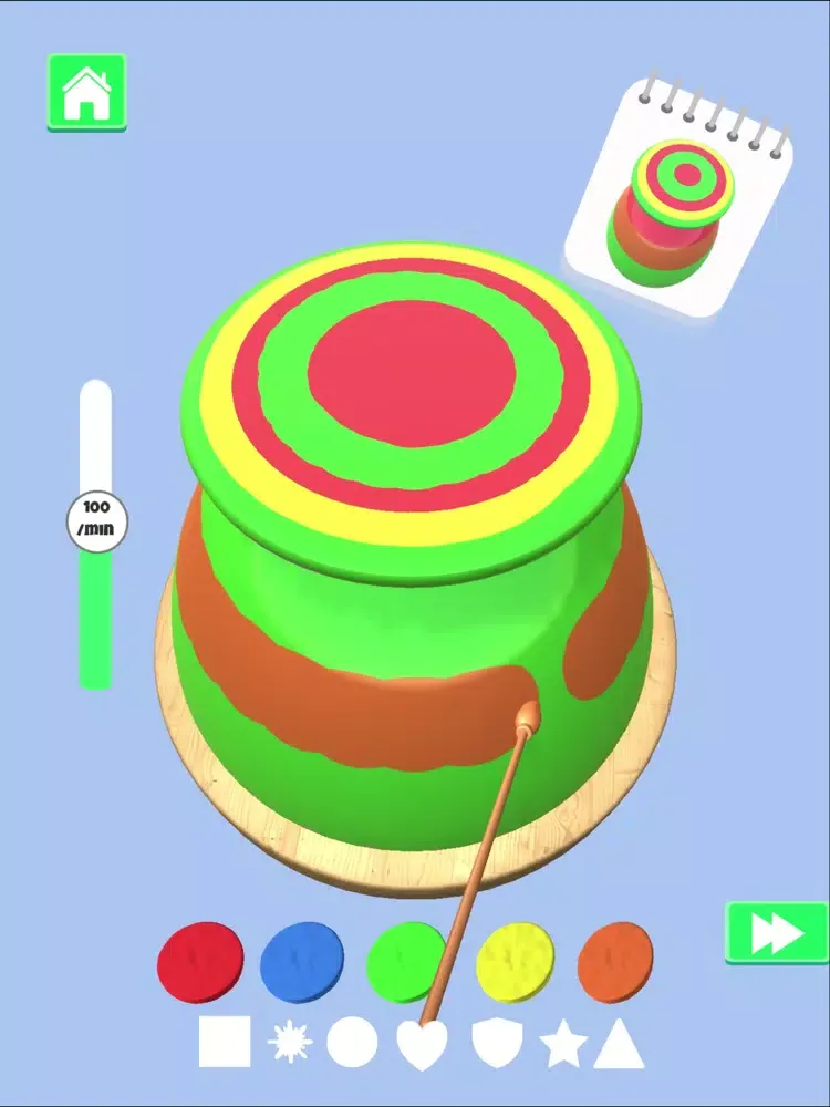 Capturas de pantalla de Perfect Puzzle Paint 3D iPad 