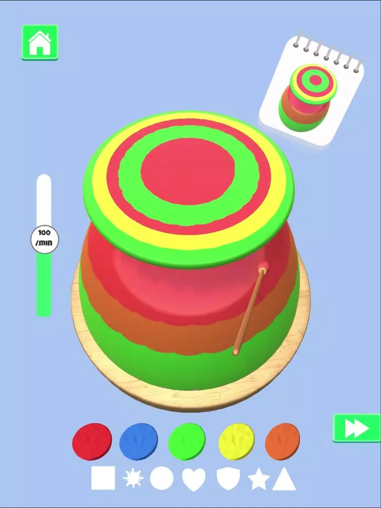 Capturas de pantalla de Perfect Puzzle Paint 3D iPad 