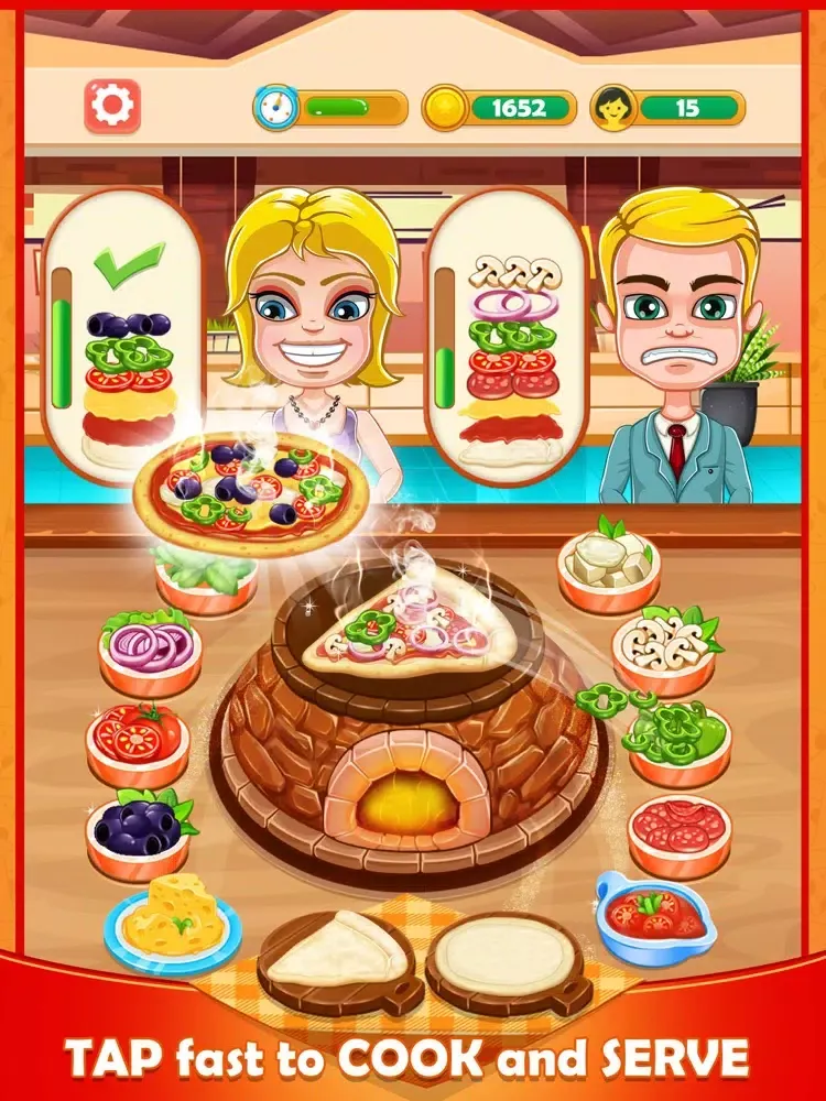 Pizza Maker Kitchen Games iPad  Ekran Görüntüleri