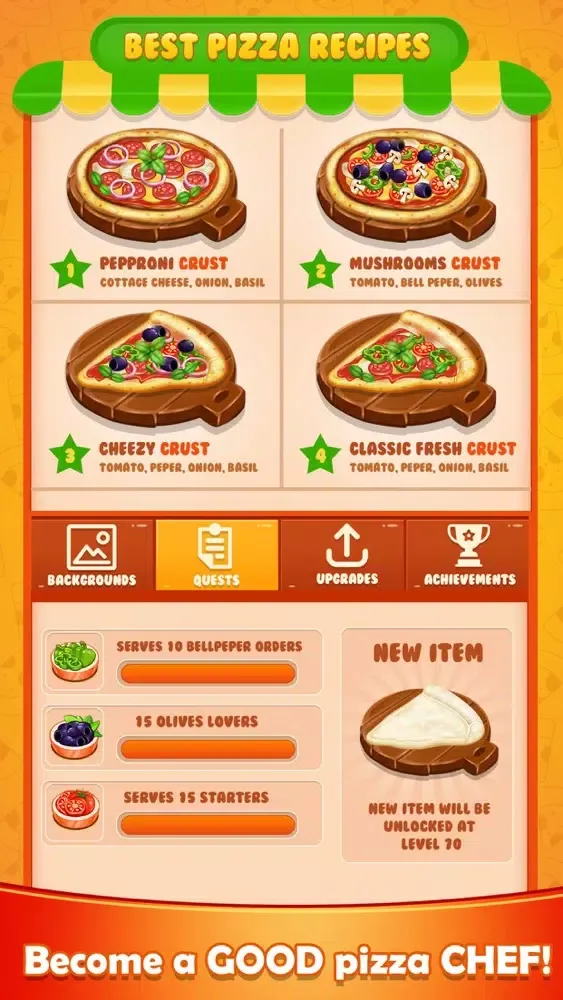 Pizza Maker Kitchen Games Ekran Görüntüleri
