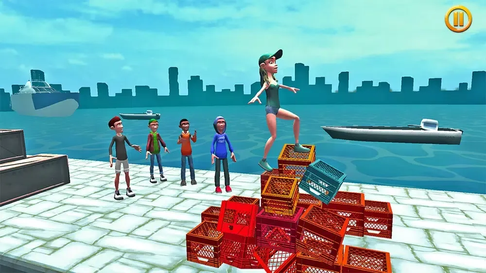 Captures d'écran de Ragdoll Milk Crate Challenge