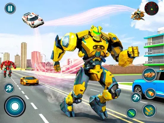Robot Car Transform Spaceship iPad 应用截图