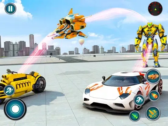 Robot Car Transform Spaceship iPad 应用截图