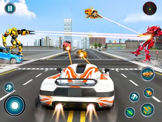 Robot Car Transform Spaceship iPad 应用截图