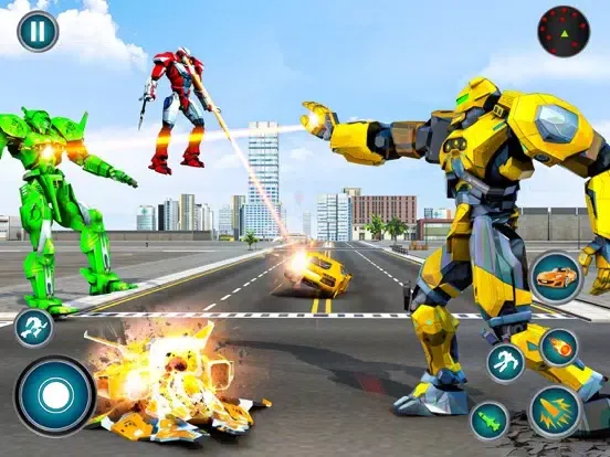 Robot Car Transform Spaceship iPad 应用截图