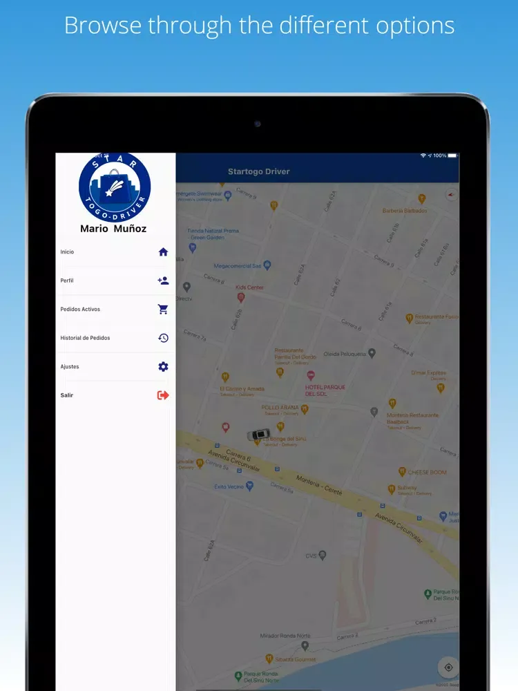 Startogo Driver iPad  স্ক্রিনশট