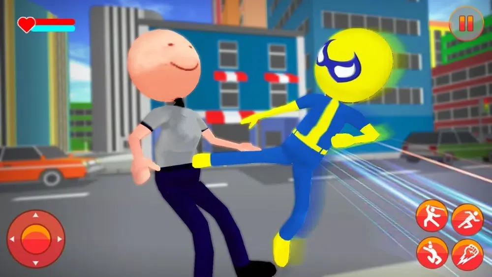 Screenshot di Spider Stickman Rope Hero City