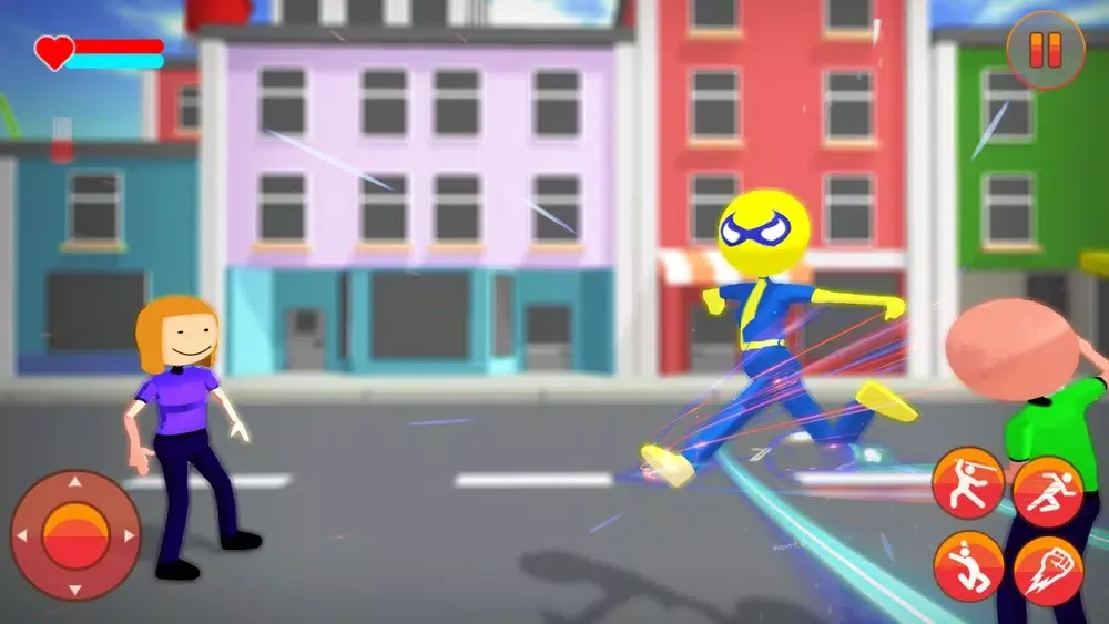 Screenshot di Spider Stickman Rope Hero City