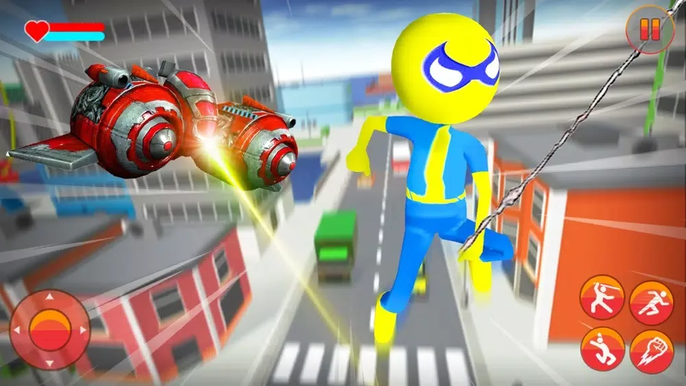 Screenshot di Spider Stickman Rope Hero City