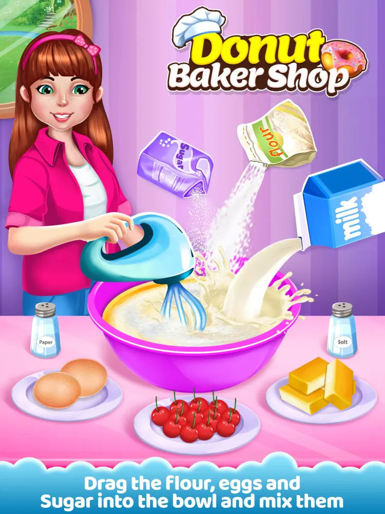 Screenshot di Donut Maker Bake Cooking Games