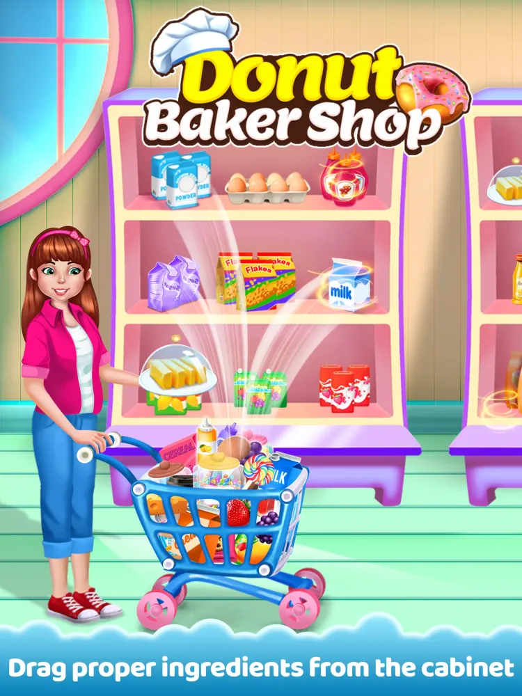 Screenshot di Donut Maker Bake Cooking Games