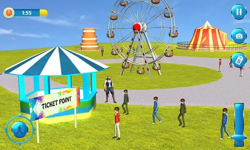 Theme Park Fun Swings Ride Screenshots