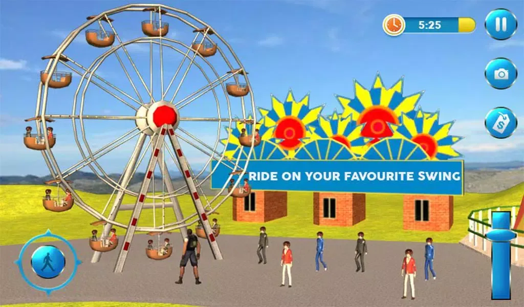 Theme Park Fun Swings Ride Screenshots