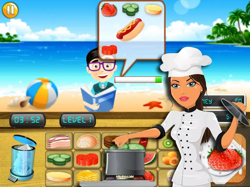 Cooking Chef Beach Bistro iPad  স্ক্রিনশট