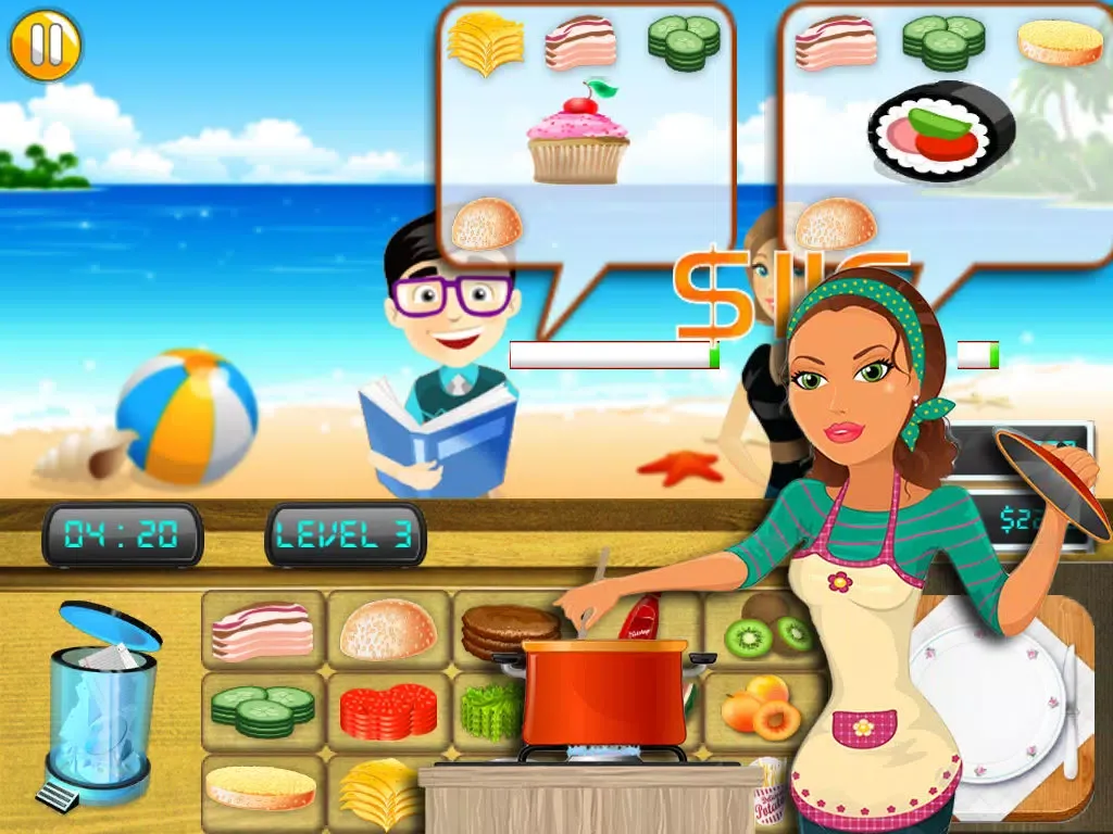 Cooking Chef Beach Bistro iPad  স্ক্রিনশট