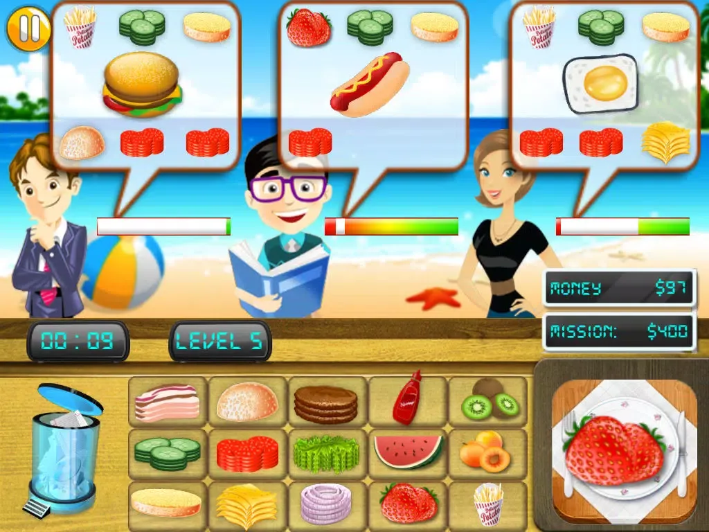 Cooking Chef Beach Bistro iPad  স্ক্রিনশট