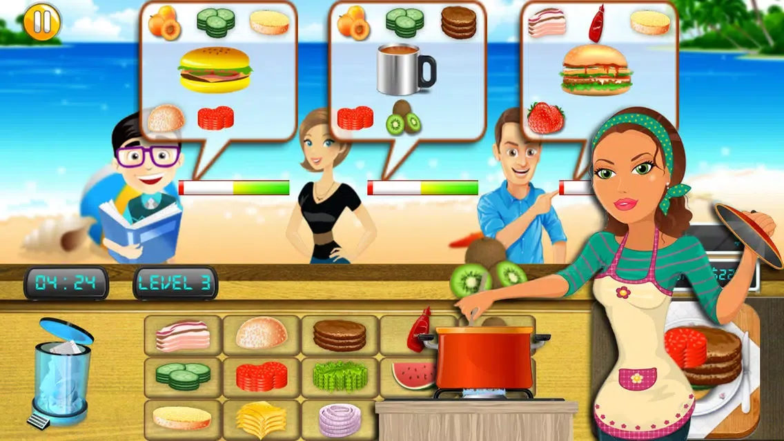 Cooking Chef Beach Bistro স্ক্রিনশট