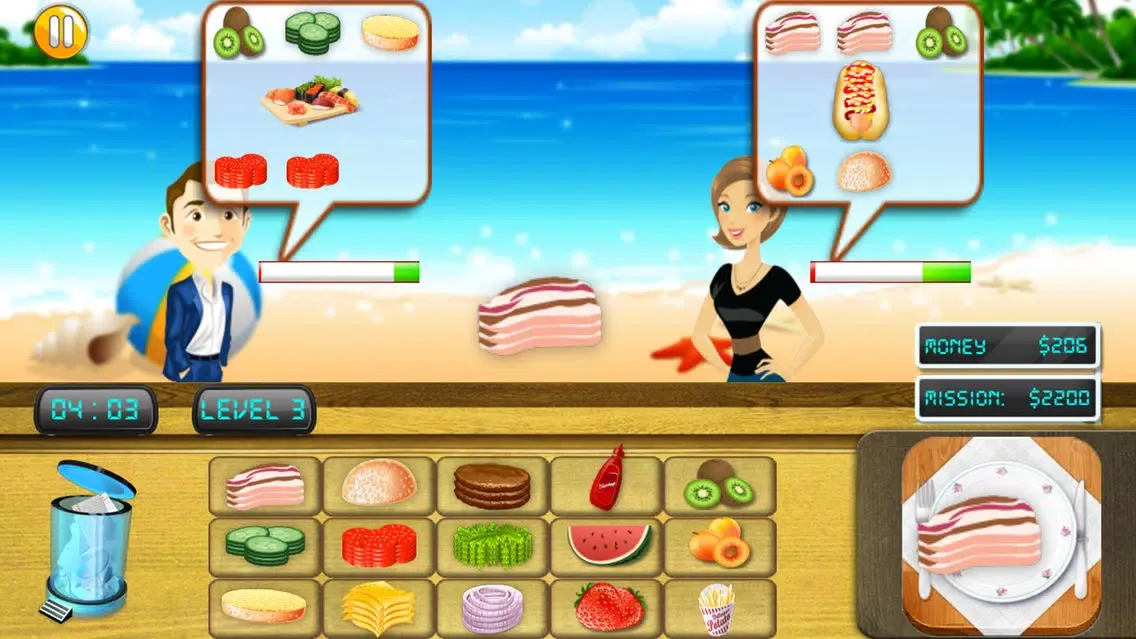 Cooking Chef Beach Bistro স্ক্রিনশট