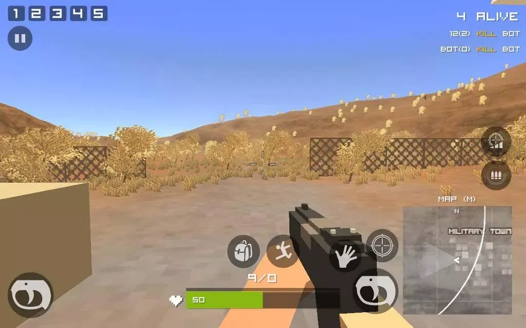 Grand Pixel Royale Battle 3D Ekran Görüntüleri