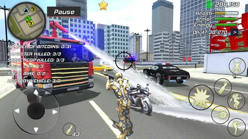 Super Crime Iron Hero Robot Screenshots