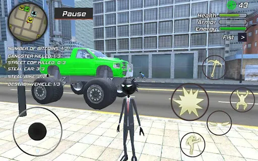 Скриншоты Amazing Crime Rope Stickman