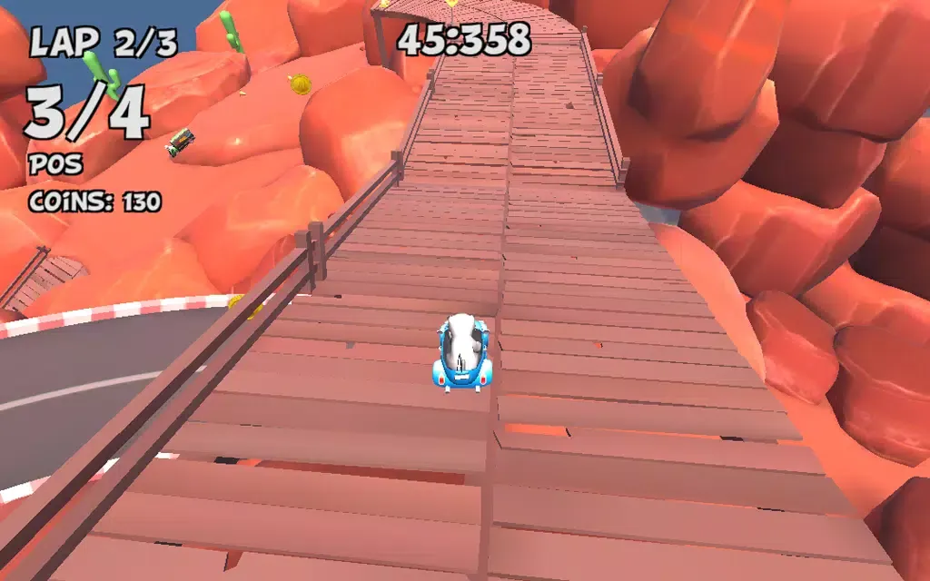 Tangkapan layar Crazy Cat Rush Racing