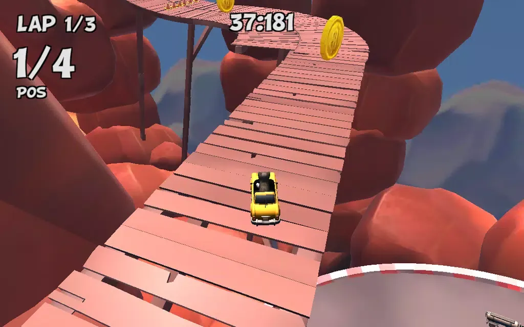 Tangkapan layar Crazy Cat Rush Racing