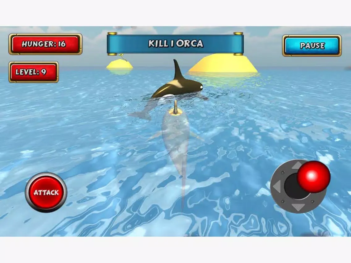 Shark Sim Beach Killer iPad  Ekran Görüntüleri