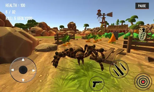 Tangkapan skrin Spider Hunter Amazing City 3D
