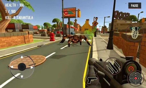 Tangkapan skrin Spider Hunter Amazing City 3D