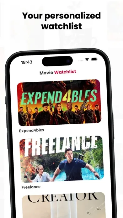 Movie Spin & Watchlist سکرین شاٹس