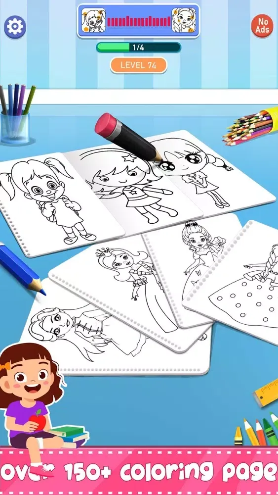 Princess Coloring And Drawing Screenshots