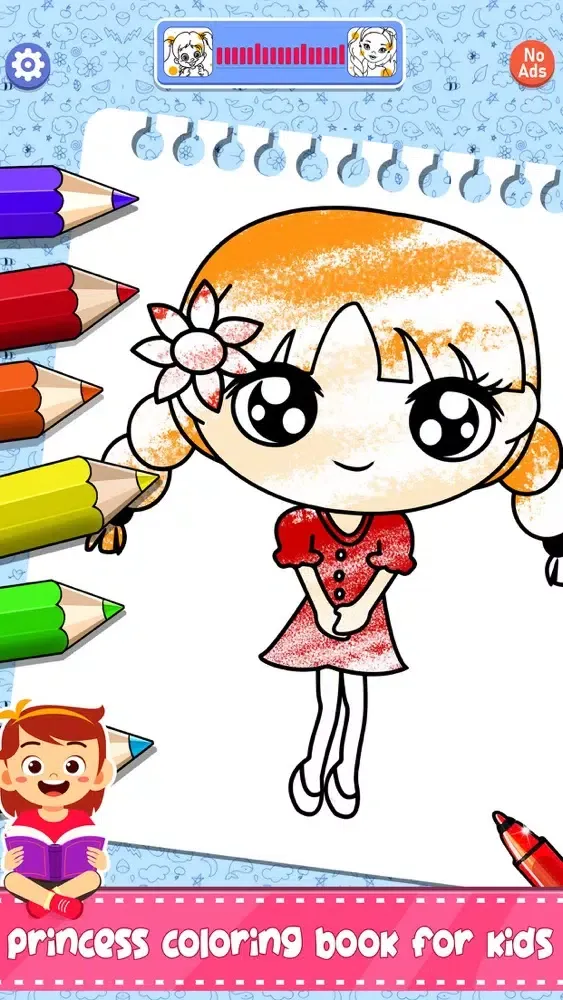 Princess Coloring And Drawing Screenshots
