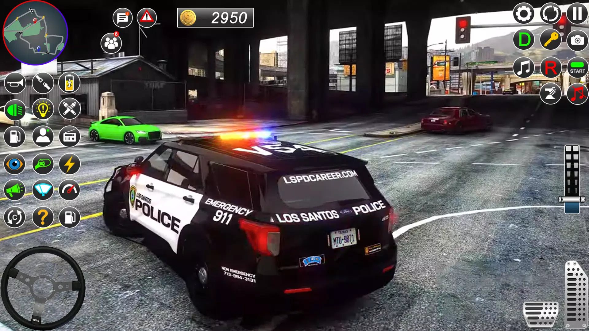 Multi Vehicle-Car Driving Game Screenshots