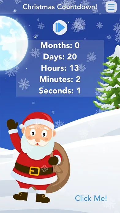ภาพหน้าจอของ Christmas Countdown! + Music
