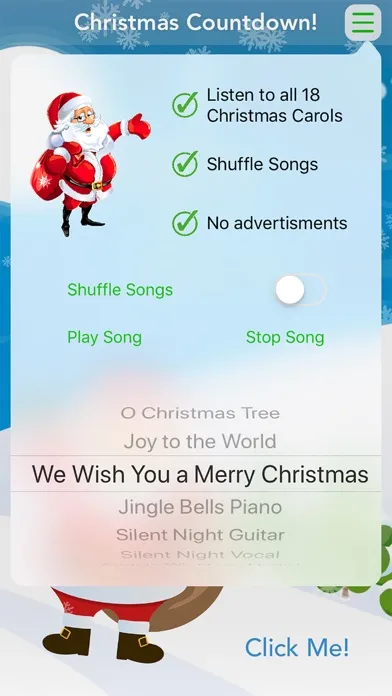 ภาพหน้าจอของ Christmas Countdown! + Music