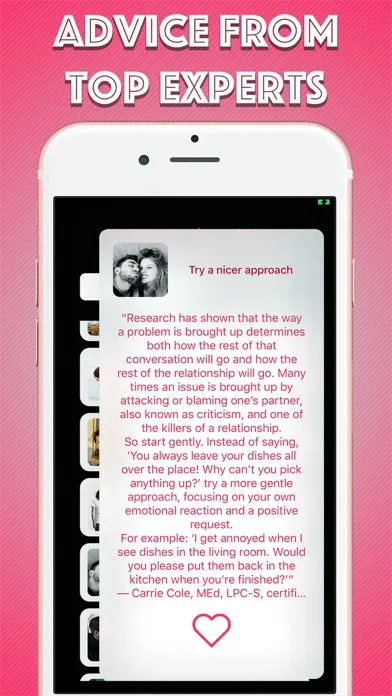 Capturas de pantalla de Relationship Advice & Tips