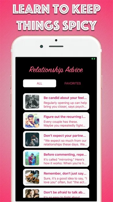 Capturas de pantalla de Relationship Advice & Tips