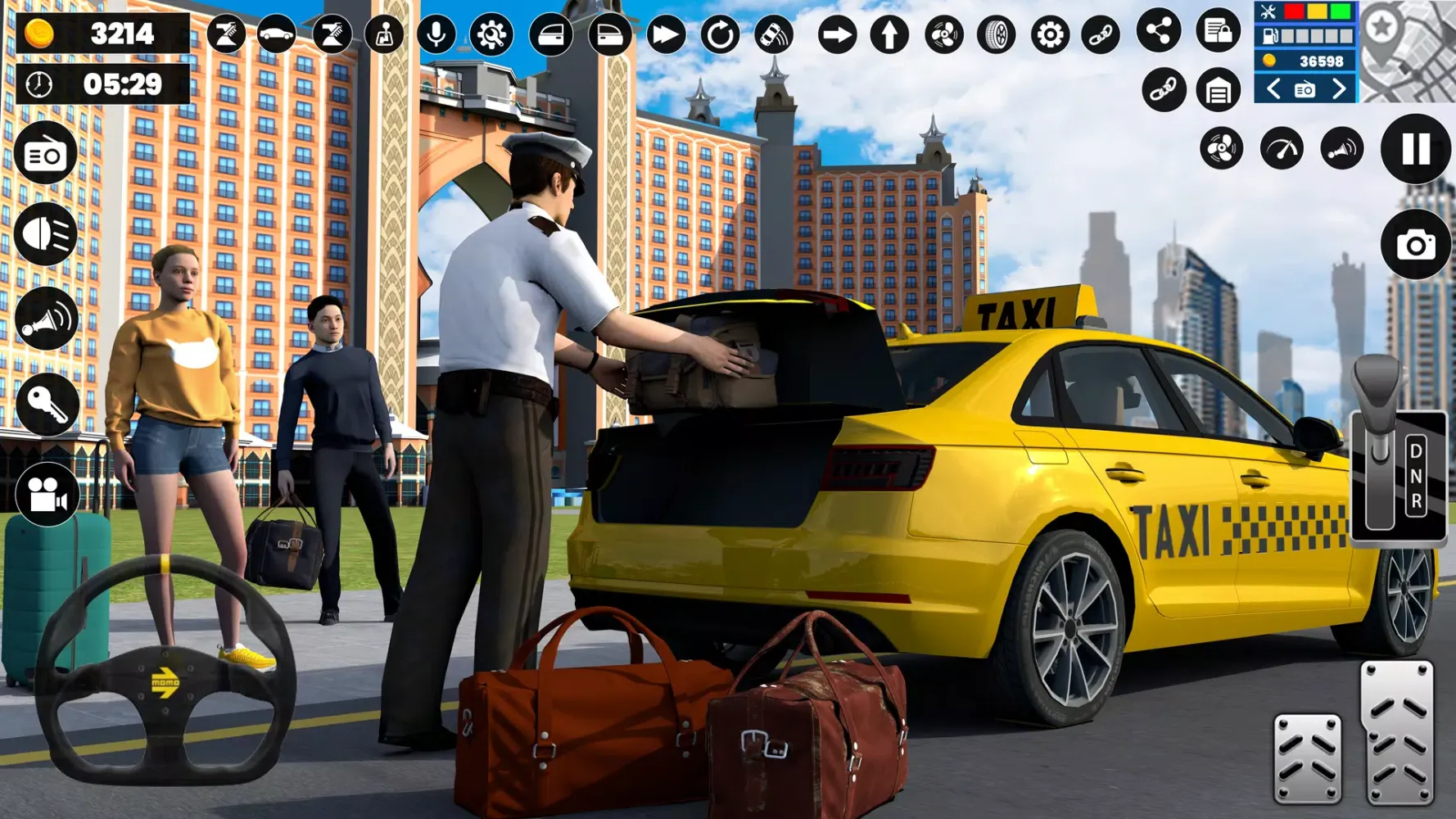 Dubai Taxi Games 2023-Car Game Screenshots