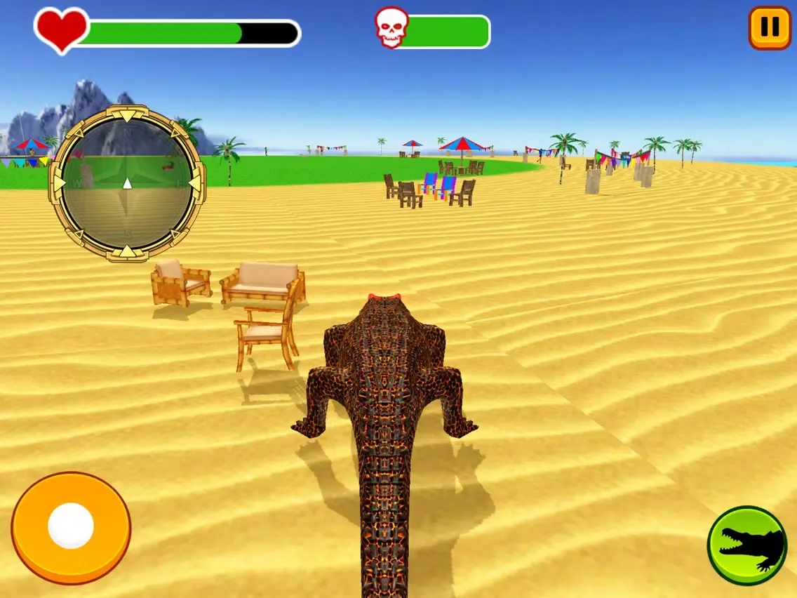 Deadly Crocodile Simulator iPad  스크린샷