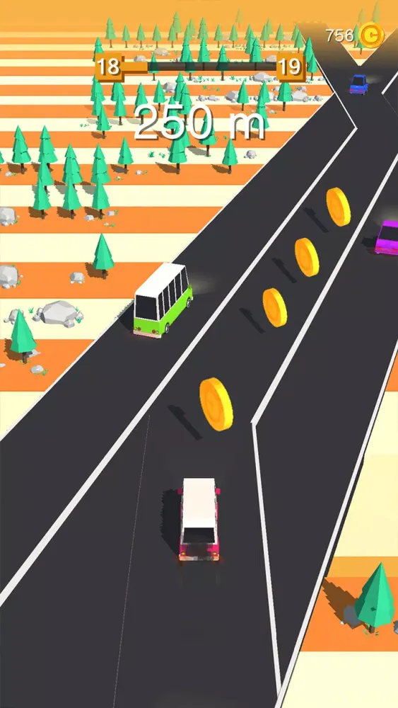 Traffic Car Run 2D : Car games स्क्रीनशॉट