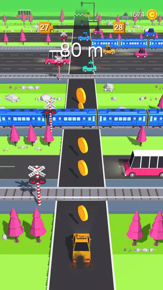 Traffic Car Run 2D : Car games स्क्रीनशॉट