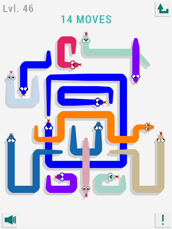 صور Tangled 2D Snakes iPad 