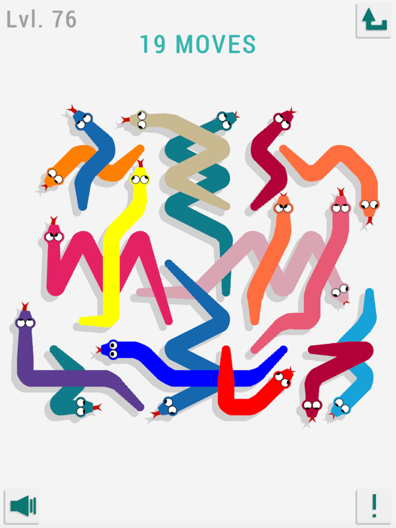 صور Tangled 2D Snakes iPad 